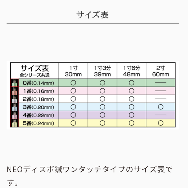 NEOディスポ鍼 100本×5箱 – 鍼灸用品サイト maiple