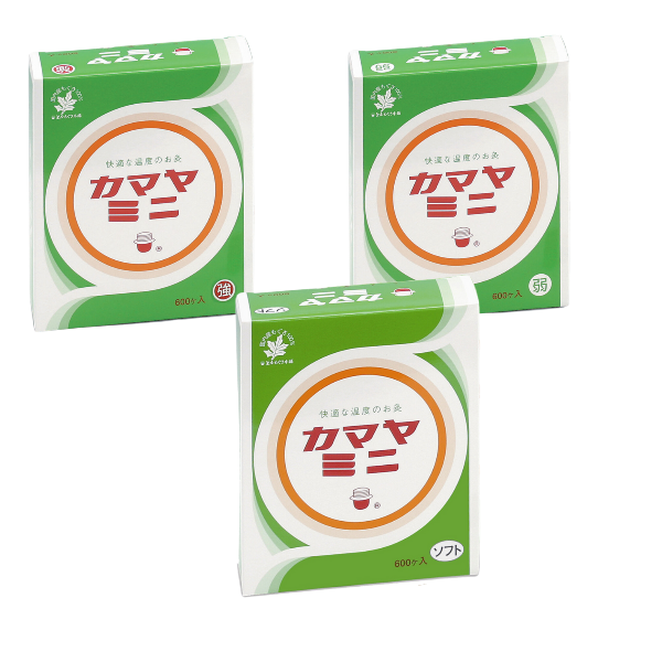 お灸 カマヤミニ 強 600壮×5個 釜屋